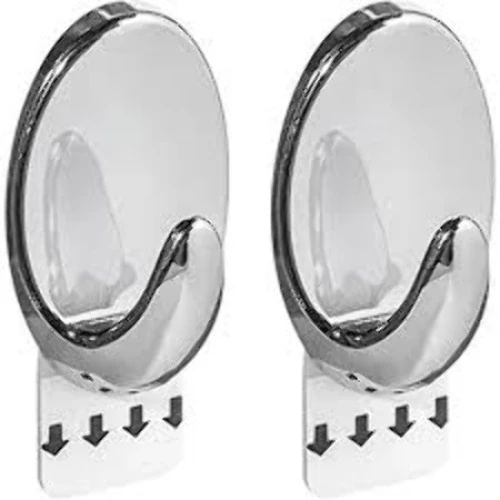 GANCHO ORDENE 2UN OVAL CROMA COM ADV REM M