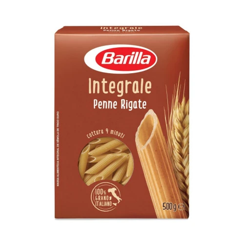 BARILLA INTEGRALE PENNETTE RIGATE GRANO DURO 500G