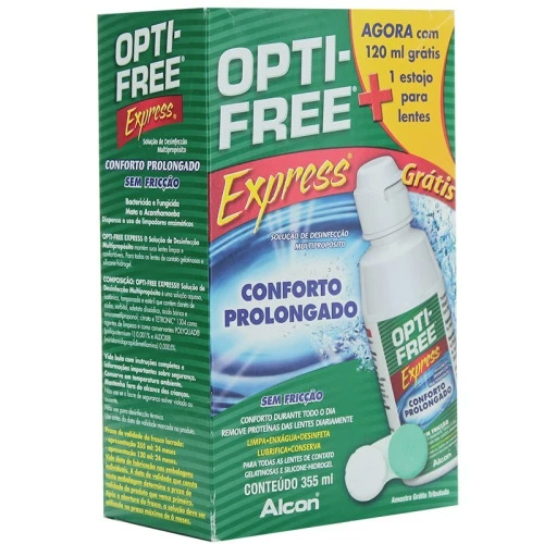 OPTI FREE EXPRESS 355ML  120 ML  BRINDE