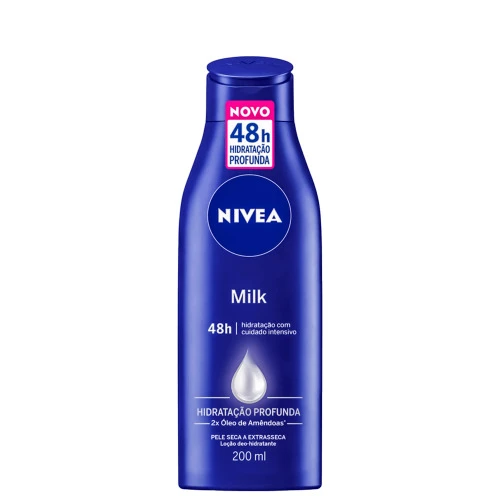 NIVEA LOÇÃO DEO-HIDRATANTE CORPORAL MILK HIDRATAÇÃO PROFUNDA 200 ML