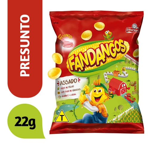 SALGADINHO ELMA CHIPS FANDANGOS 22G PRESUNTO