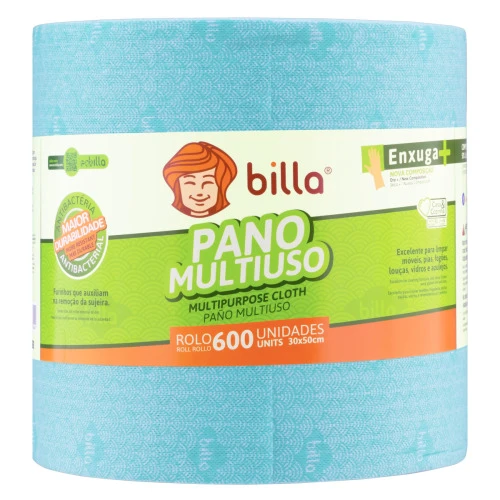 PANO MULTIUSO VERDE BILLA 600 UNIDADES