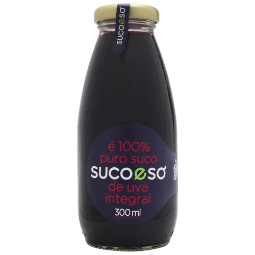 SUCO DE UVA INTEGRAL 100 PURO SUCO 300ML