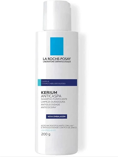 KERIUM LA ROCHE POSAY SHAMPOO ANTICASPA E ANTIOLEOSIDADE 200G