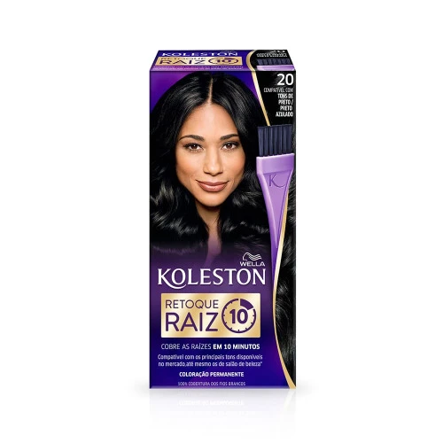 TINT KOLESTON RETOQ RAIZ 20 PRETO AZULADO