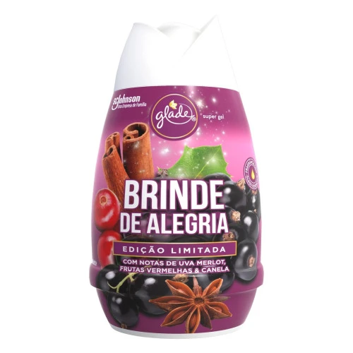 DESODORIZADOR GLADE SUPER GEL BRINDE ALEGRIA ED. LTDA 170G