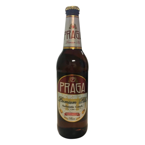 CERVEJA PILS PREMIUM PRAGA GARRAFA 500ML