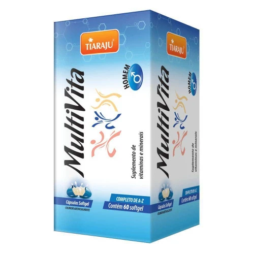 MULTIVITA HOMEM DE A Z 60CAPS TIARAJU
