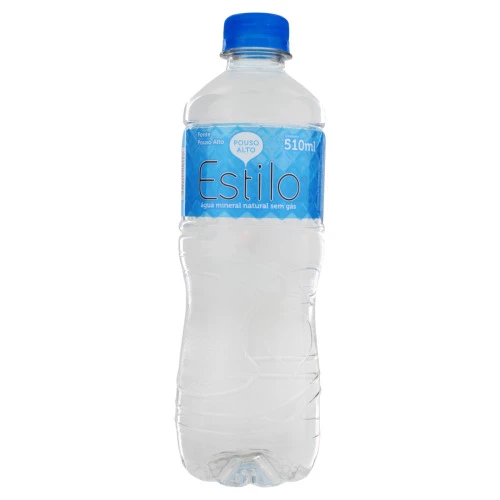 ÁGUA MINERAL NATURAL SEM GÁS ESTILO GARRAFA 510ML