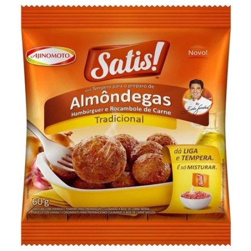 FARINHA TRADICIONAL SAZÓN TEMPERA DÁ LIGA PACOTE 60G