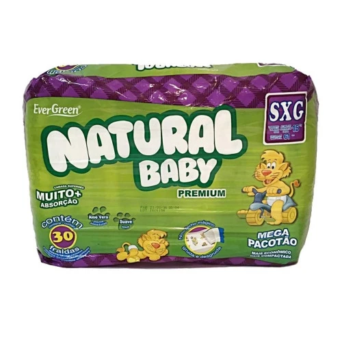 FRALDA DESC NAT BABY 30UNIDADE PCTO SXG