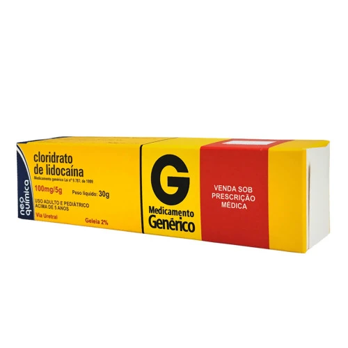 CLORIDRATO DE LIDOCAINA 20 MG G GEL TOP BG 30G