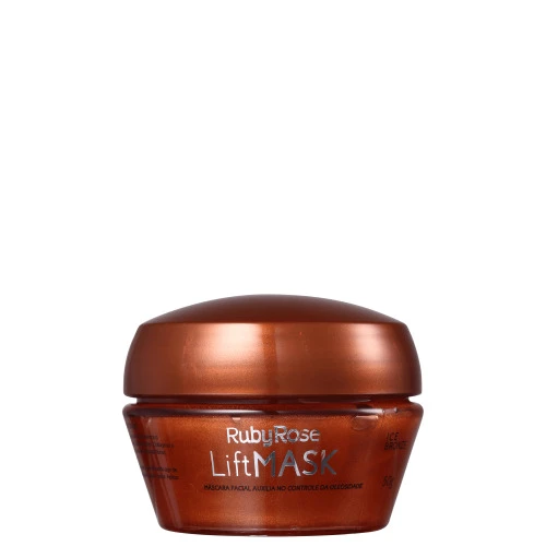 MASCARA FACIAL RUBY ROSE HB 403 LIFT MASK BRONZE CONTROLE DA OLEOSIDADE 50G