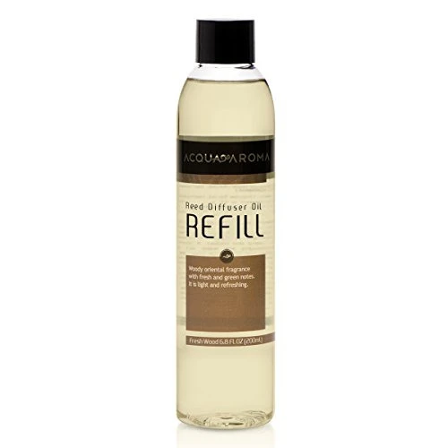 ACQUA AROMA EVERYDAY COLLECTION FRESH WOOD REED DIFFUSER OIL REFILL 6 8 FL OZ 200ML