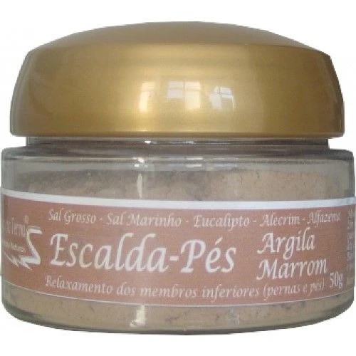 ESCALDA PES ARGILA MARROM 50G GRACA TERRA