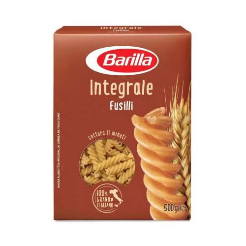BARILLA INTEGRALE FUSILLI GRANO DURO 500G