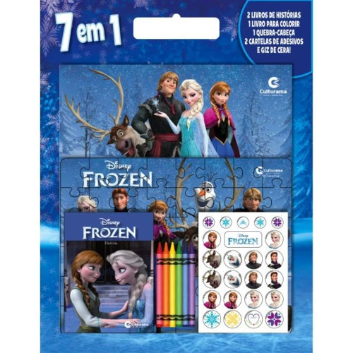 KIT FROZEN DISNEY 7 EM 1 UN