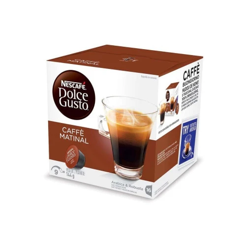 CAFÉ EM CÁPSULA NESCAFÉ DOLCE GUSTO CAFFÈ MATINAL 16 CÁPSULAS