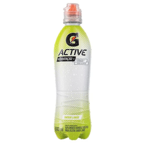 ISOTÔNICO GATORADE 500ML G ACTIVE LIMÃO