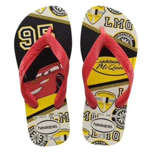 SAND HAVAIANAS KIDS CARS BCO VERMELHO RUBI 29 0
