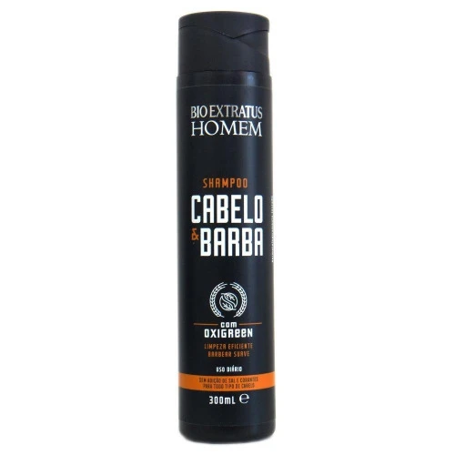 BIO EX.SH.CABELO E BARBA HOMEM 300ML