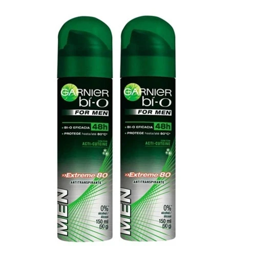 DESODORANTE BI O AEROSOL MASCULINO EXTREME 150ML COM 2 UNIDADES
