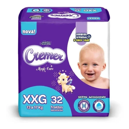 FRALDA DESCARTÁVEL CREMER MAGIC CARE XXG - 32 UNIDADES