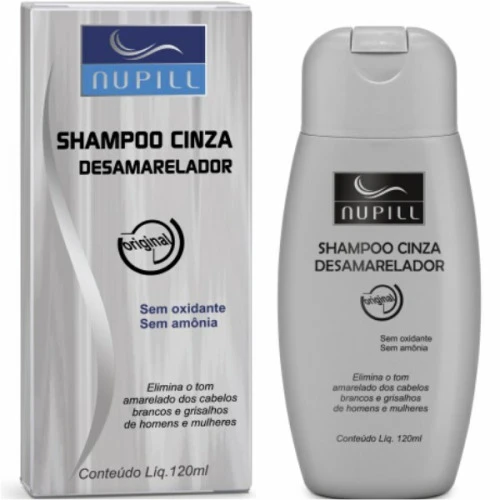 SHAMPOO NUPILL CINZA DESAMARELADOR 120ML