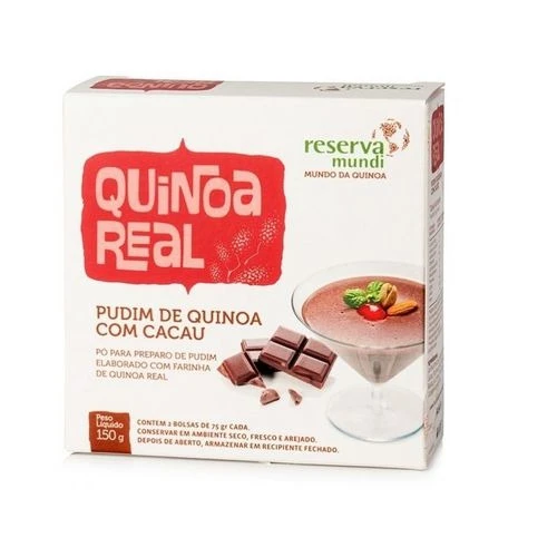 PUDIM DE QUINOA COM CACAU