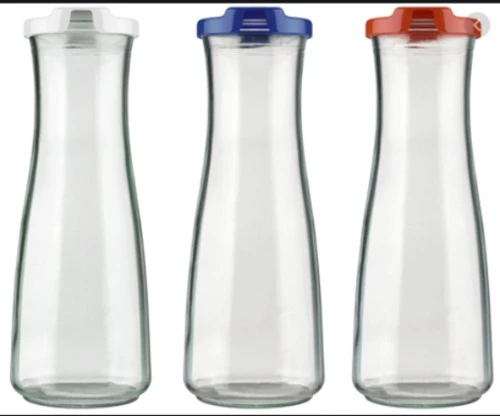 JARRA VIDRO DECANTER COM TAMPA 1 2L