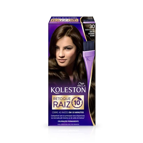 TINT KOLESTON RETOQ RAIZ 30 CASTANHO ESCURO