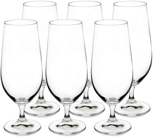 TAÇAS PARA CERVEJA BOHEMIA TRANSPARENTE