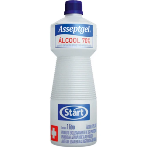 ÁLCOOL LÍQUIDO 70% START 1 LITRO