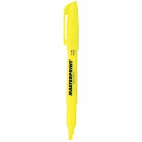 CANETA MARCA TEXTO AMARELO MASTER PRINT