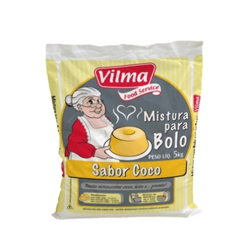 MISTURA PARA BOLO VILMA COCO 5KG