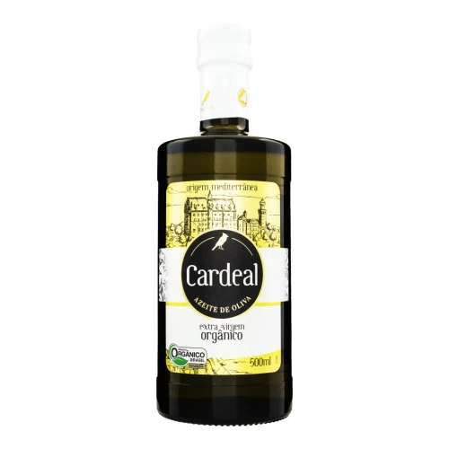 AZEITE DE OLIVA EXTRA VIRGEM ORGÂNICO CARDEAL VIDRO 500ML