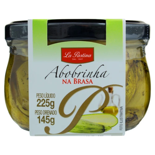 ABOBRINHA EM CONSERVA LA PASTINA VIDRO 145G