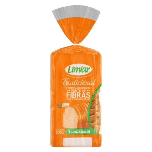 PÃO TRADICIONAL LIMIAR PACOTE 350G