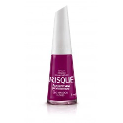 ESMALTE RISQUÉ CREMOSO LÉO MANDOU FLORES 8ML
