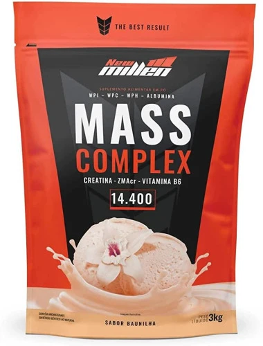 MASS COMPLEX 3000G REFIL BAUNILHA NEW MILLEN NEW MILLEN