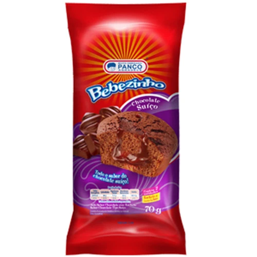 BOLINHO PANCO BEBEZINHO 70G CHOC SUICO