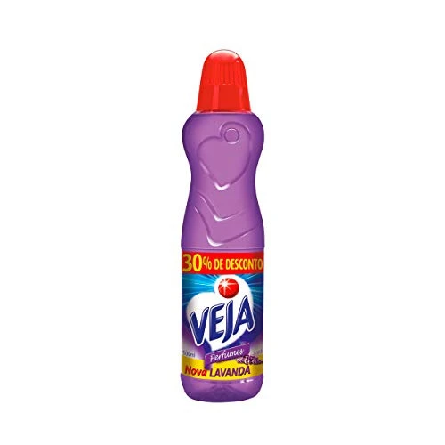 LIMPADOR PERFUMADO LAVANDA E BEM ESTAR VEJA PERFUMES FRASCO 500ML GRÁTIS 30 DE DESCONTO