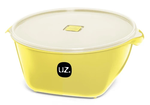 POTE PREMIUM 6 LITROS SÓLIDO DE PLÁSTICO AMARELO
