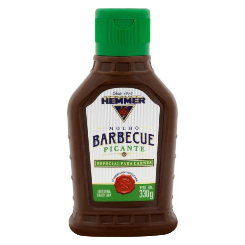 MOLHO BARBECUE PICANTE HEMMER SQUEEZE 330G