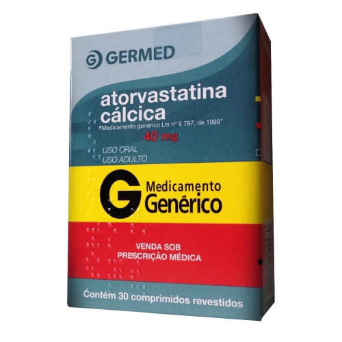 ATORVASTATINA 40 MG 30 COMPRIMIDOS GERMED PHARMA GENÉRICO