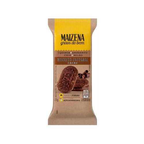 BISCOITO MAIZENA 120G INTEGRAL CACAU