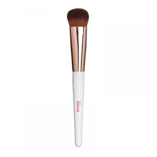 PINCEL PARA ILUMINADOR RICCA 1948 ROSE GOLD 1 UNIDADE