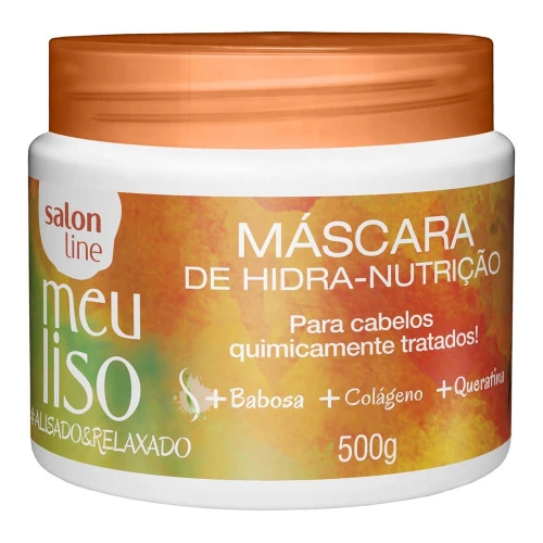 MÁSCARA DE TRATAMENTO SALON LINE MEU LISO ALISADOERELAXADO 500G