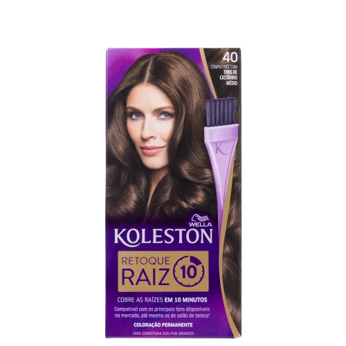 WELLA KOLESTON RETOQUE PARA RAIZ CASTANHO MÉDIO Nº40 1 UNIDADE