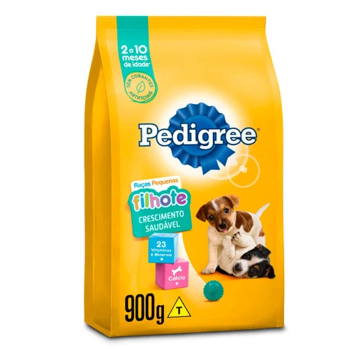 RAÇÃO PEDIGREE PARA CÃES FILHOTES RAÇAS PEQUENAS 900G